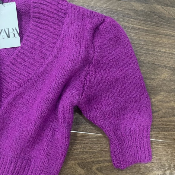 Zara hot pink knitted sweater - Picture 3 of 6